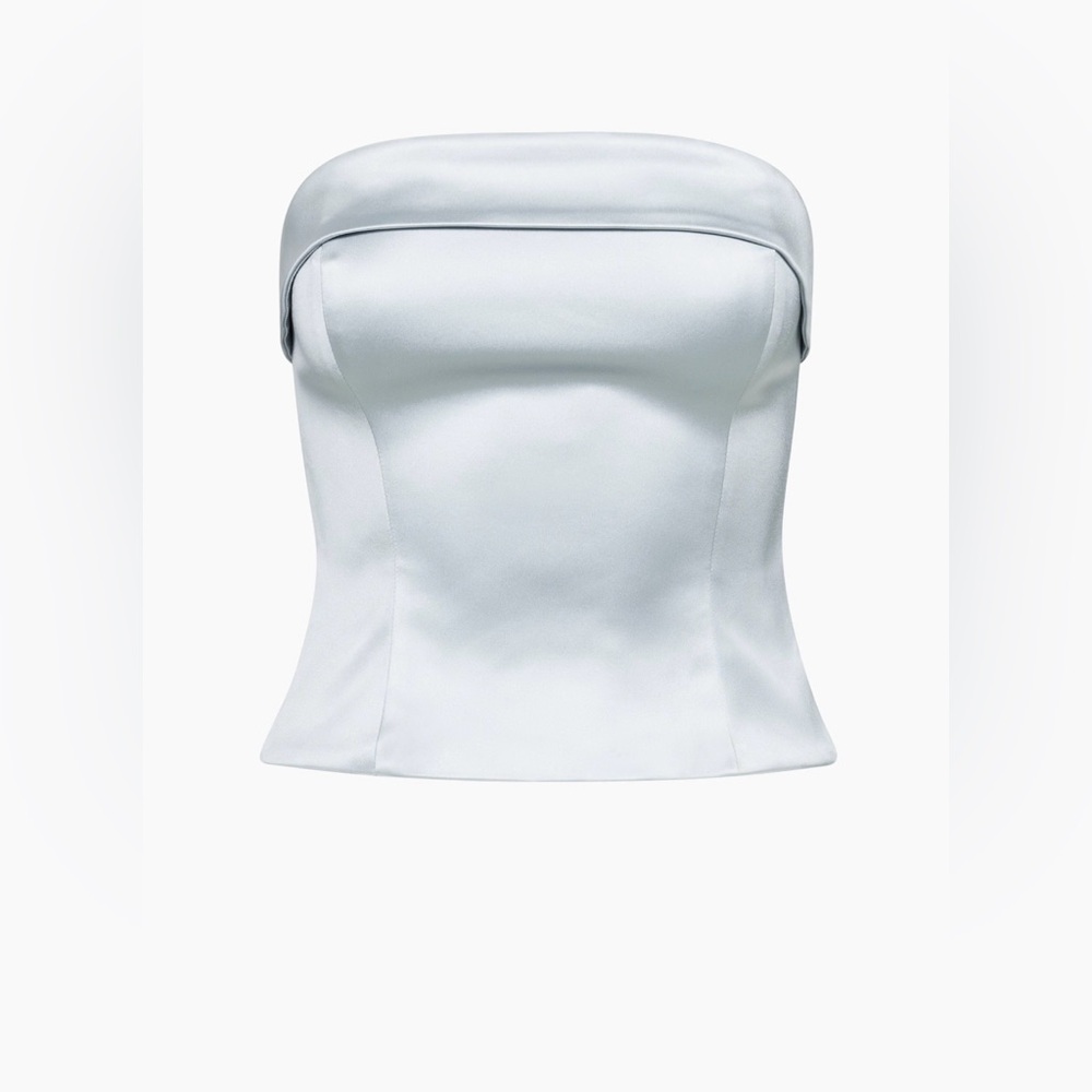 Aritzia Shimmer Satin Bustier